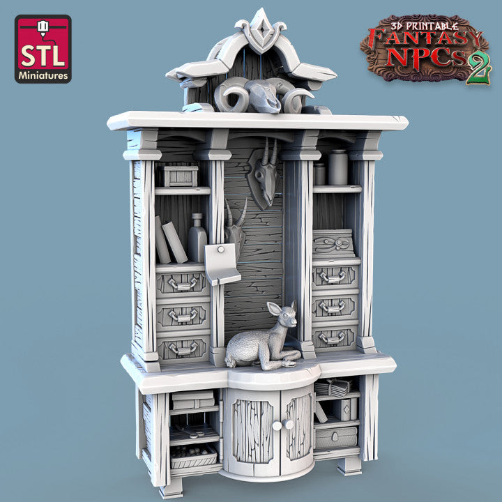 Dungeons & Dragons - STL Miniatures - Taxidermist Set