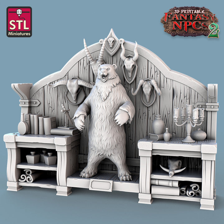 Dungeons & Dragons - STL Miniatures - Taxidermist Set