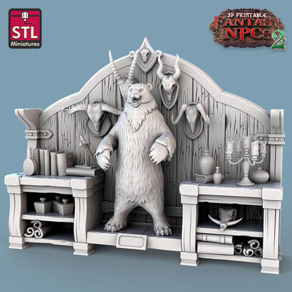Dungeons & Dragons - STL Miniatures - Taxidermist Set