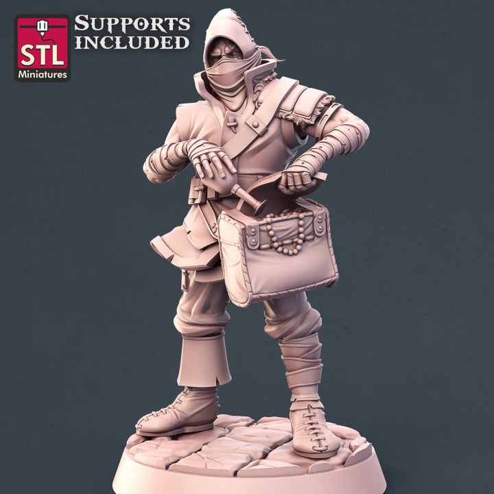 Dungeons & Dragons - STL Miniatures - Thieves Set