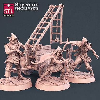 Dungeons & Dragons - STL Miniatures - Thieves Set