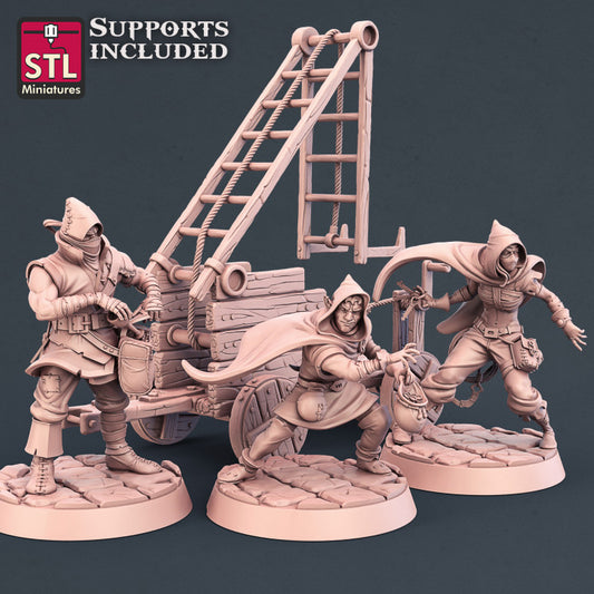 Dungeons & Dragons - STL Miniatures - Thieves Set