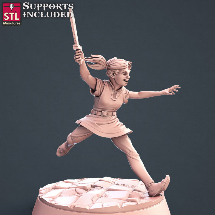 Dungeons & Dragons - STL Miniatures - Townsfolks Set 1