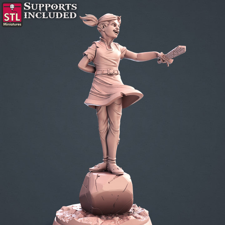Dungeons & Dragons - STL Miniatures - Townsfolks Set 1