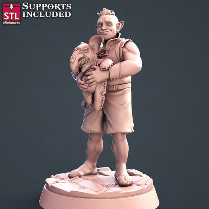 Dungeons & Dragons - STL Miniatures - Townsfolks Set 1
