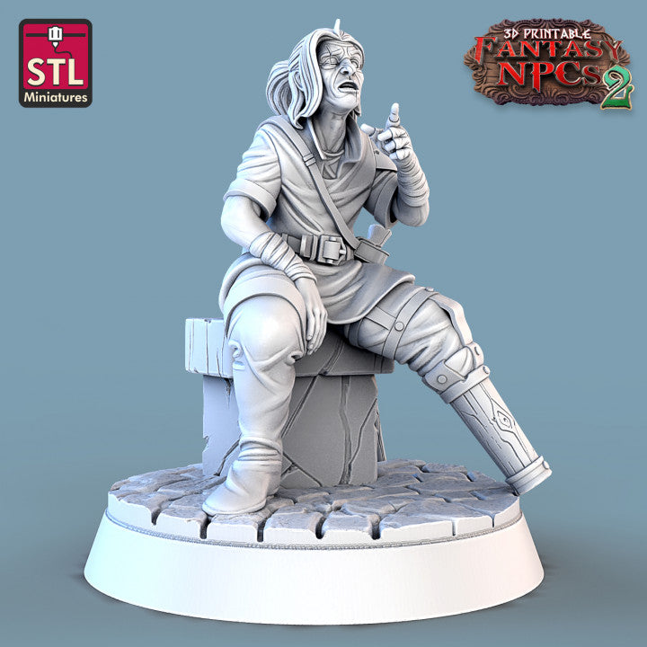 Dungeons & Dragons - STL Miniatures - Townsfolk Set 2