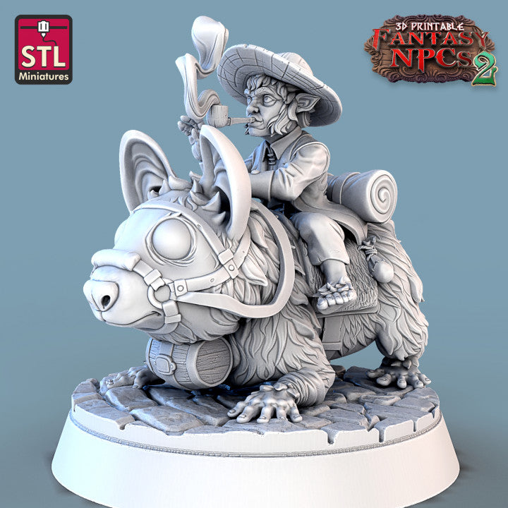 Dungeons & Dragons - STL Miniatures - Townsfolk Set 2