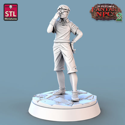 Dungeons & Dragons - STL Miniatures - Townsfolk Set 2