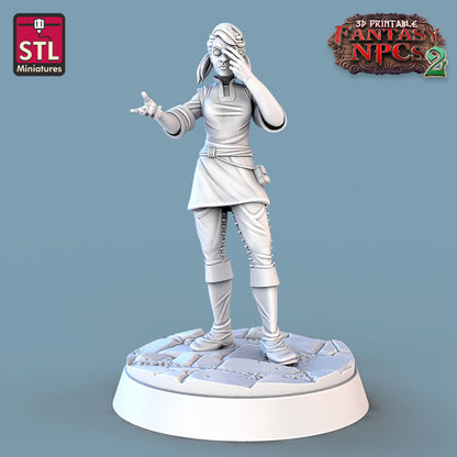 Dungeons & Dragons - STL Miniatures - Townsfolk Set 2