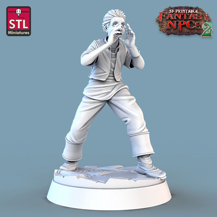 Dungeons & Dragons - STL Miniatures - Townsfolk Set 2