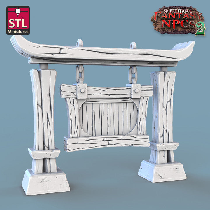 Dungeons & Dragons - STL Miniatures - Townsfolk Set 2
