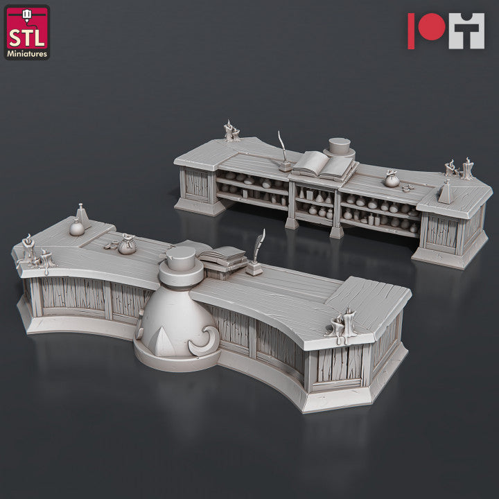Dungeons & Dragons - STL Miniatures - Toxic Vendors Set