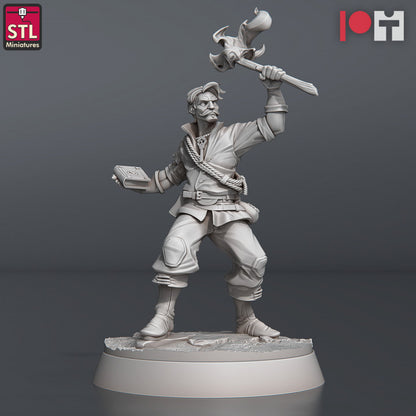 Dungeons & Dragons - STL Miniatures - Treasure Hunters Set