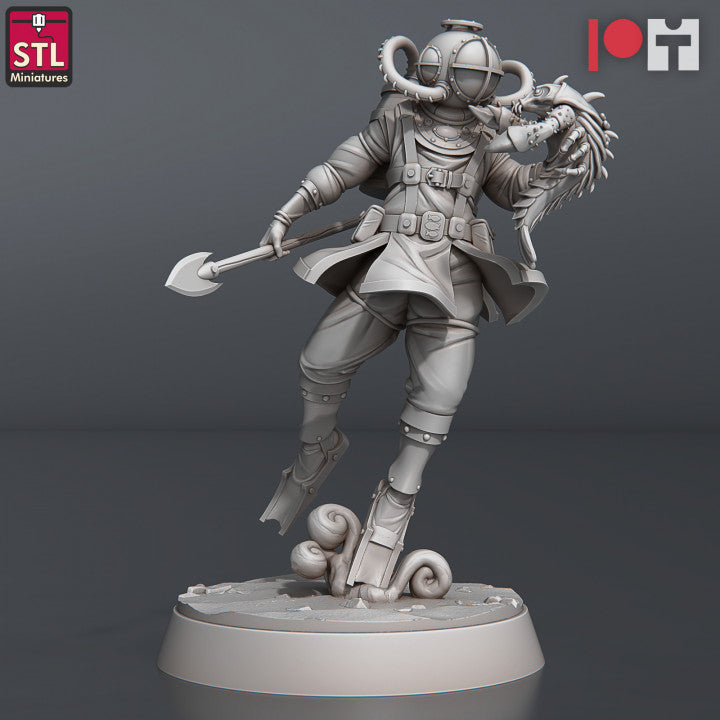 Dungeons & Dragons - STL Miniatures - Treasure Hunters Set