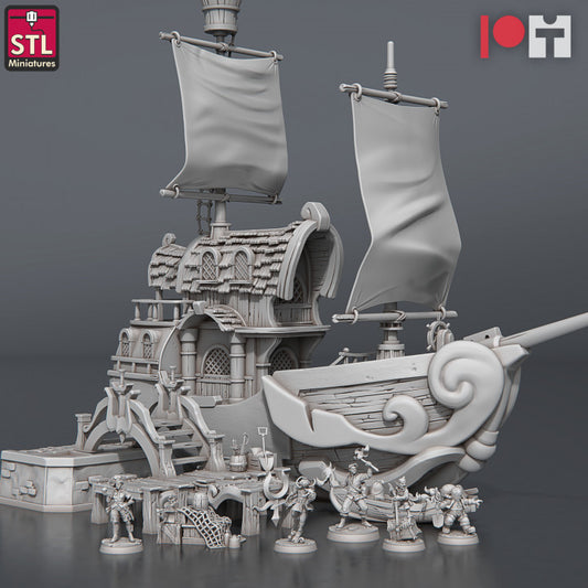 Dungeons & Dragons - STL Miniatures - Treasure Hunters Set