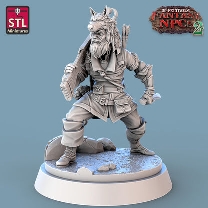 Dungeons & Dragons - STL Miniatures - Trophy Hunter Set