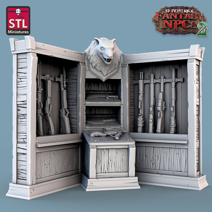 Dungeons & Dragons - STL Miniatures - Trophy Hunter Set