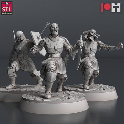 Dungeons & Dragons - STL Miniatures - Undead Set (12 Figurer)