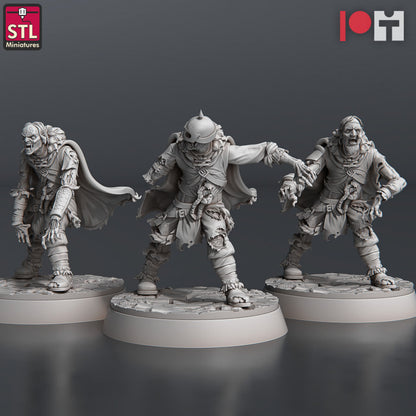 Dungeons & Dragons - STL Miniatures - Undead Set (12 Figurer)