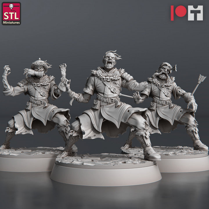 Dungeons & Dragons - STL Miniatures - Undead Set (12 Figurer)