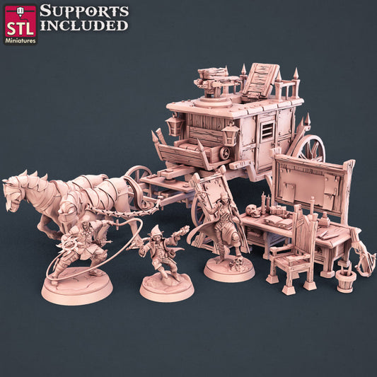 Dungeons & Dragons - STL Miniatures - Vampire Hunters Set