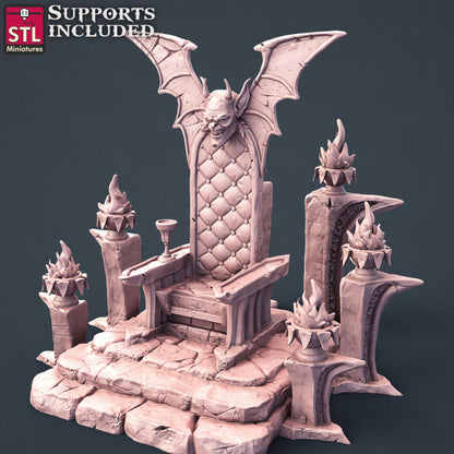 Dungeons & Dragons - STL Miniatures - Vampire Set