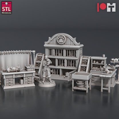 Dungeons & Dragons - STL Miniatures - Veterinarian Set