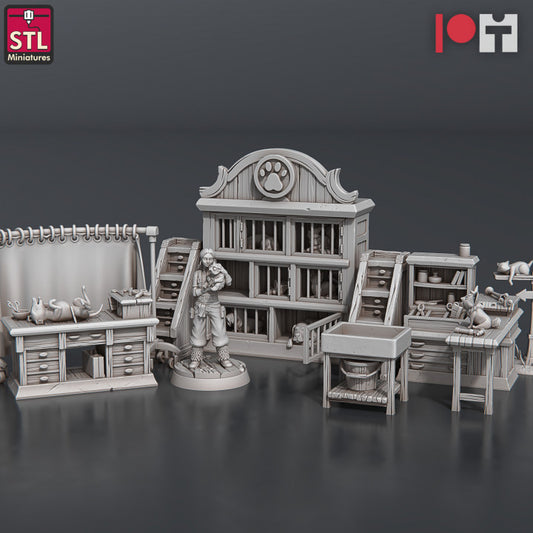 Dungeons & Dragons - STL Miniatures - Veterinarian Set