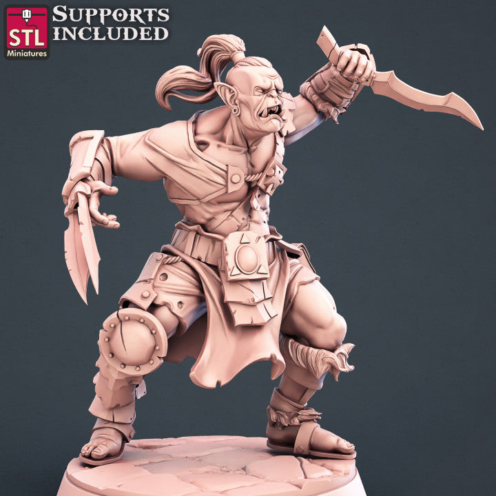 Dungeons & Dragons - STL Miniatures - Warriors Set (5 Figurer)
