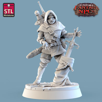 Dungeons & Dragons - STL Miniatures - Weapons Merchant Set