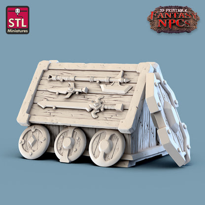 Dungeons & Dragons - STL Miniatures - Weapons Merchant Set