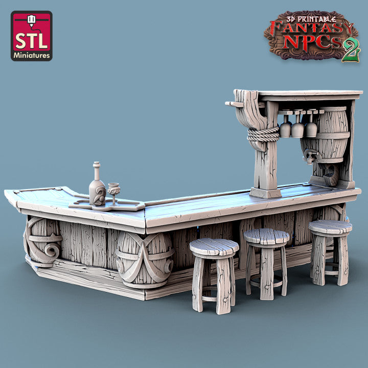 Dungeons & Dragons - STL Miniatures - Winemakers Set