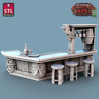 Dungeons & Dragons - STL Miniatures - Winemakers Set