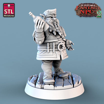 Dungeons & Dragons - STL Miniatures - Winemakers Set
