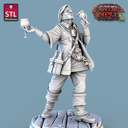 Dungeons & Dragons - STL Miniatures - Winemakers Set
