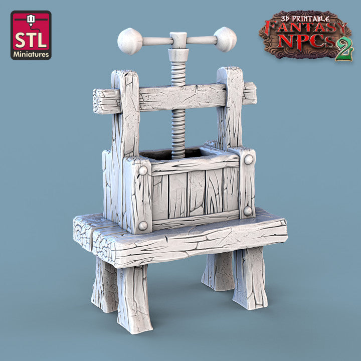 Dungeons & Dragons - STL Miniatures - Winemakers Set