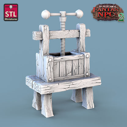 Dungeons & Dragons - STL Miniatures - Winemakers Set