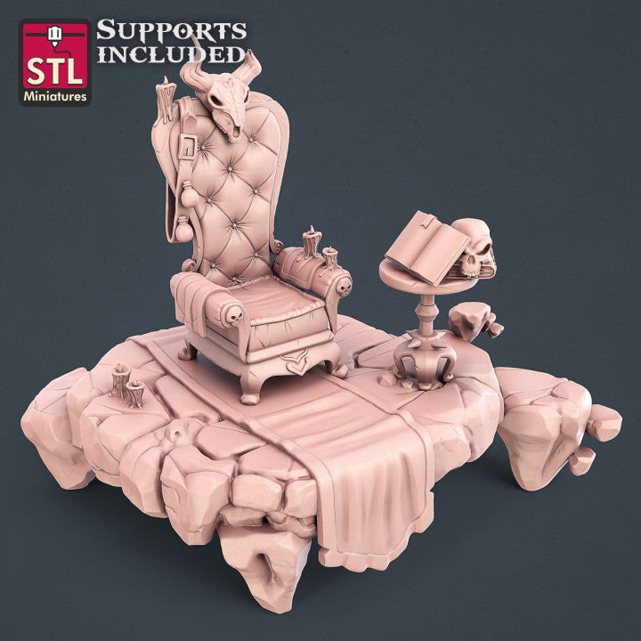 Dungeons & Dragons - STL Miniatures - Witch Set