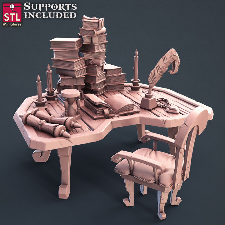 Dungeons & Dragons - STL Miniatures - Wizard Set
