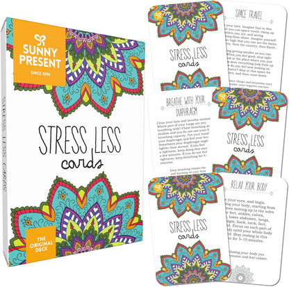 Stress Less Cards - Mindfulness - Meditation - 50 Kort med Motivation