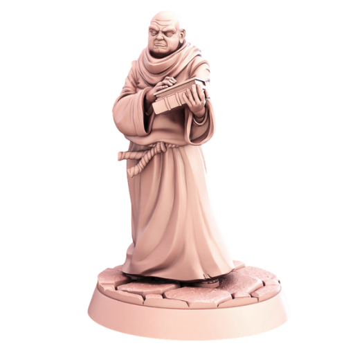 Dungeons & Dragons - STL Miniatures - Abbey Monk Berengar