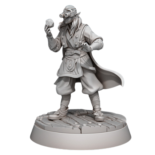 Dungeons & Dragons - STL Miniatures - Antique Dealer with Diamond