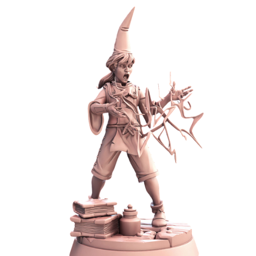 Dungeons & Dragons - STL Miniatures - Apprentice Mage
