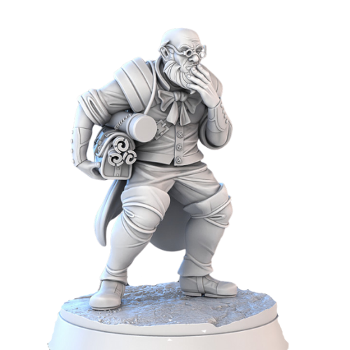 Dungeons & Dragons - STL Miniatures - Male Architect