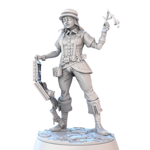Dungeons & Dragons - STL Miniatures - Female Architect