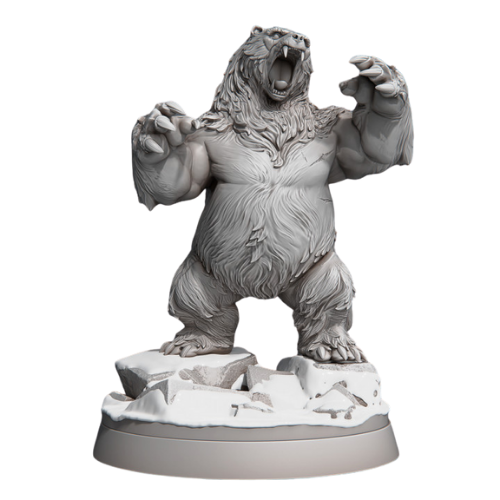 Dungeons & Dragons - STL Miniatures - Bear Standing