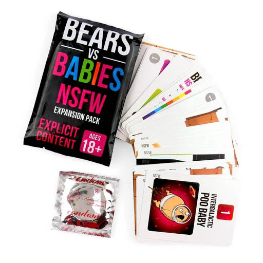Bears vs Babies - NSFW Udvidelse - Kortspil - 2-5 Spillere - Fra 10 År