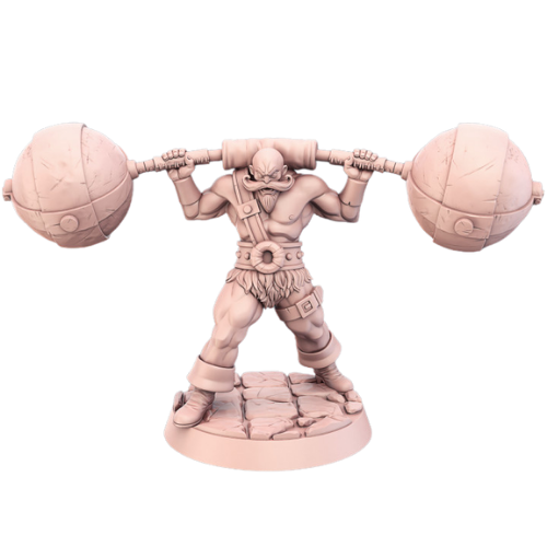 Dungeons & Dragons - STL Miniatures - Carnival Strongman