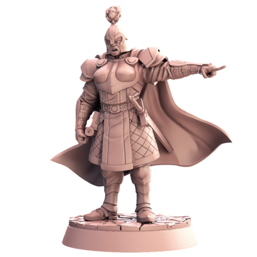 Dungeons & Dragons - STL Miniatures - City Guard Commander