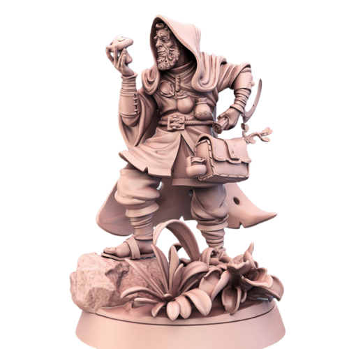 Dungeons & Dragons - STL Miniatures - Male Druid